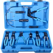 9 Pièces Kit de Pinces pour Mini-colliers de Serrage et Tournevis, Outil De Serrage
