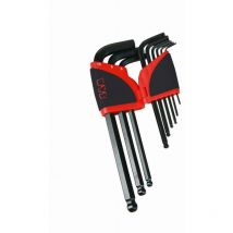 9 Schlüsselbund mit Kugelkopf 1,5 bis 10 mm sam - 67AR9A