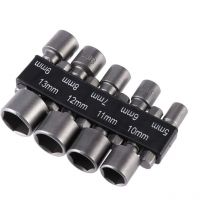9-teiliges 5-13-mm-Zoll-Stecknussbohrer-Set mit Schlagmutter für 1/4-Zoll-Sechskantschaftbohrer