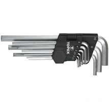 Satz Sechskantschlüssel Typ L 1,5–10 Mm Lang, 9-teilig – T 35d956