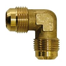 90° Messing 1/4" Verschraubung