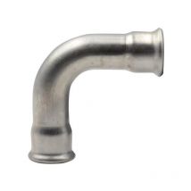 Ferrari Srl - 90°-Winkelstück ff Druck 1,2mm DN22 Edelstahl aisi 316L - Idrhaus