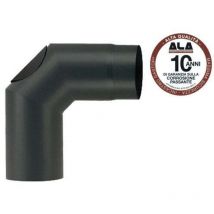 ALA - aeternum top 90 schweres porzellan emaillierter stahlbogen schwarz mit tür 12 cm