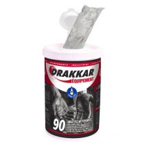 90 lingettes nettoyantes mains impregnees Drakkar Equipement 14355