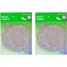 Yzmrbdqc - 90 Pièces Autocollants Holographiques, Autocollants en Résine Transparente Irisée Brillante Pailletée pour Scrapbook Junk Journal