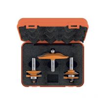 CMT - 900.516.11 3-TEILIGES hartmetall-fräserset für küche S=12