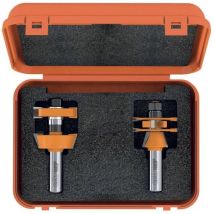 CMT : Coffret fraises tenon - rainure - chanfrein - queue 12 mm