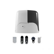 Key Automation - 900KSUN7024KK - Kit solaire pour portails coulissants avec système d'éclairage nocturne Automatisme à clé Ksun7024kk
