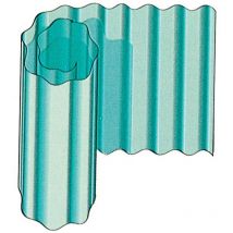 90MQ plastica ondulata verde H.300