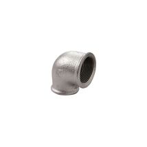 90r - Curca A Gomito 90° Ff Riduzione 1"1/2 X 1"1/4 In Ghisa Zincata 09025076