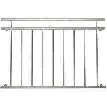 Mucola - 90x128CM balcon fenêtre de garde-corps en acier inoxydable V2A