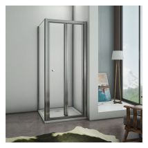 90x70x185cm porte de douche pliante avec un receveur correspondant à la dimension de la cabine de douche