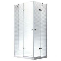 Glaszentrum Hagen - 90x75x180cm Cabine de douche Demeter - sans bac de douche - Transparent