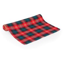 Tischläufer Aus Baumwolle/polyester Im Tartan-muster 40×140