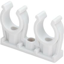 94826C2 clip doppia in plastica ø12mm 100438