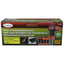 09548 - 10 Clé T-Grip Allen six pans sur support
