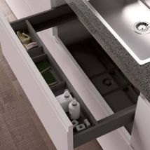 Bajo Fregadera M80 (no incluye guia) - 955BL - Bajo fregadero extraíble con cestas