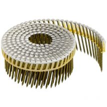 1050 CLOUS ROULEAUX PLATS 15/16° 2.5 x 55 crantés Inox A2 Bombée liaison pvc,6 rouleaux