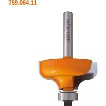 CMT Profilfräser 28,7mm Durchmesser 6mm Schneidentiefe 4mm Radius 2 Hartmetallschneiden