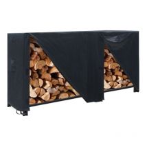 Support à bois de chauffage 96x24x42 pouces, couvercle anti-poussière pour cheminée extérieure de grande capacité, étanche 210D