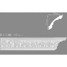 EK - 0,99ml stock Pacco da 100ml di cornice decorativa in polistirene compatto xps 55X55mm D113-80