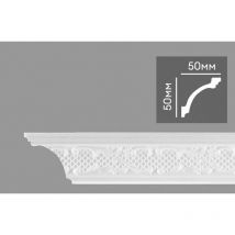 EK - 0,99ml stock Pacco da 110ml di cornice decorativa in polistirene compatto xps 50X50mm D120/70