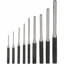 9PCS Poinçon Jeu de Chasse-goupilles En Acier Durable Professionnel, Outil à Main Ingénierie Mécanique