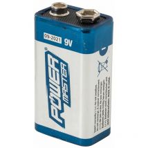 9V Super Alkaline Battery 6LR61 - Single - Powermaster