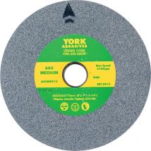 York - 200X20X31.75MM A46PV Hard Aluminium Oxide Bench Grinding Wheel