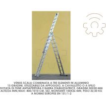 Marchetti - a chelle combinA e Venus a 3 a lA ments 13 marches h min / max 400/1010 cm support de rallonge pour a chelle