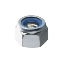 A crous autobloquants hauts din 982 avec filetage ma 12 en acier galvanisA avec insert en nylon uni 7473