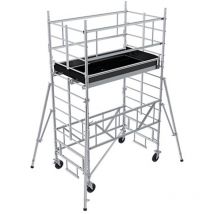 Echafaudage roulant alu - Hauteur de travail max 5.30m - TLS0320T