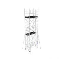 Echafaudage roulant alu - Hauteur de travail max 6.30m - TLS0420T
