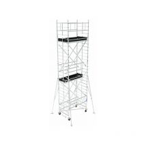 Echafaudage roulant alu - Hauteur de travail max 7.30m - TLS0520T