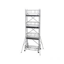 Echafaudage roulant alu - Hauteur de travail max 11.30m - IPP-0930T