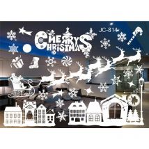 A-Noël Autocollants Fenetre NoëL Décoration Stickers Noel Deco Fenetre Décoration Fenetre Noel Deco pour Accueil/Boutique Décorations Autocollant