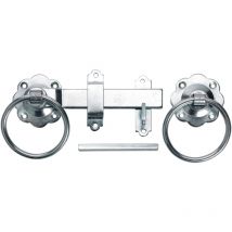 George Boyd - a Perry No.1136 Plain Ring Handled Gate Latch 180mm Zinc Plated