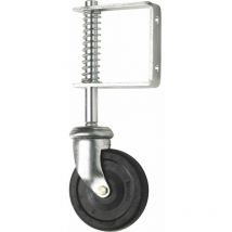 George Boyd - Perry 284mm Med. Duty Spring Loaded Gate Wheel bzp Galvanised