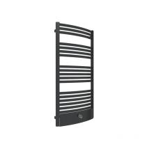 Schwarzer kombinierter Heizkörper - Höhe 1760mm Breite 400mm - 684 Watt - DEX1760/400PZ1N