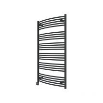 Sèche Serviette Radiateur-matisere - Sèche-serviette électrique noir de 1479mm de haut et 600mm de large - 800 Watt - DOM1479/600E1N