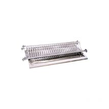 A tagA re encastrA e pour assiettes en acier inoxydable de 86 cm avec bac d&39A gouttement draine la vaisselle en verre