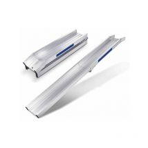 Einzelstk Verladeschiene klappbar, Innenbreite 195mm, 3000mm lang (geklappt 1500mm), Ladehöhe 950mm, Traglast 800kg pro Paar mit Achsenabstand 1500mm