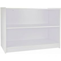 MonsterShop – Comptoir de Présentation de Marchandises Blanc, Comptoir d'Accueil A1200 pour Magasin