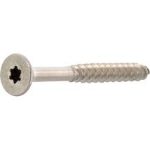 Spanplattenschraube Senkkopf 5.0x 60 Teilgewinde Torx 25 Edelstahl A2