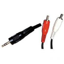 Lineaire - A200G Cable Jack 3.5mm stereo male - 2 x rca male 5m00