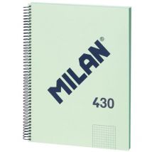 A4 kariertes Heft (5x5mm) Kollektion 430 since 1918 grün mit Spiralbindung milán
