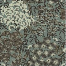 Grandeco - A63002 - Papier Peint Vinyle Grainé Sur Intissé Hisae Céladon