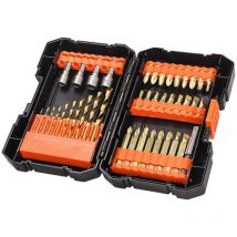 A7227 -xj - Ensemble de 41 pièces pour visser et percer Titanio