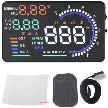 Jeffergarden A8 5.5 '' obd ii Car hud Display Auto Windshied Affichage de la vitesse de l'écran réfléchissant