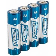 Aa Super Alkaline Battery LR6 4pk - 4pk - Powermaster
